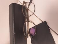 CS1585/2025 BROWN EYEGLASSES BRAND VIU WITH BLACK HARD CASE